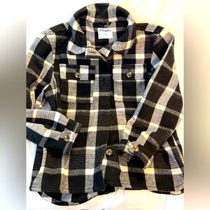 Girls plaid Shacket old navy